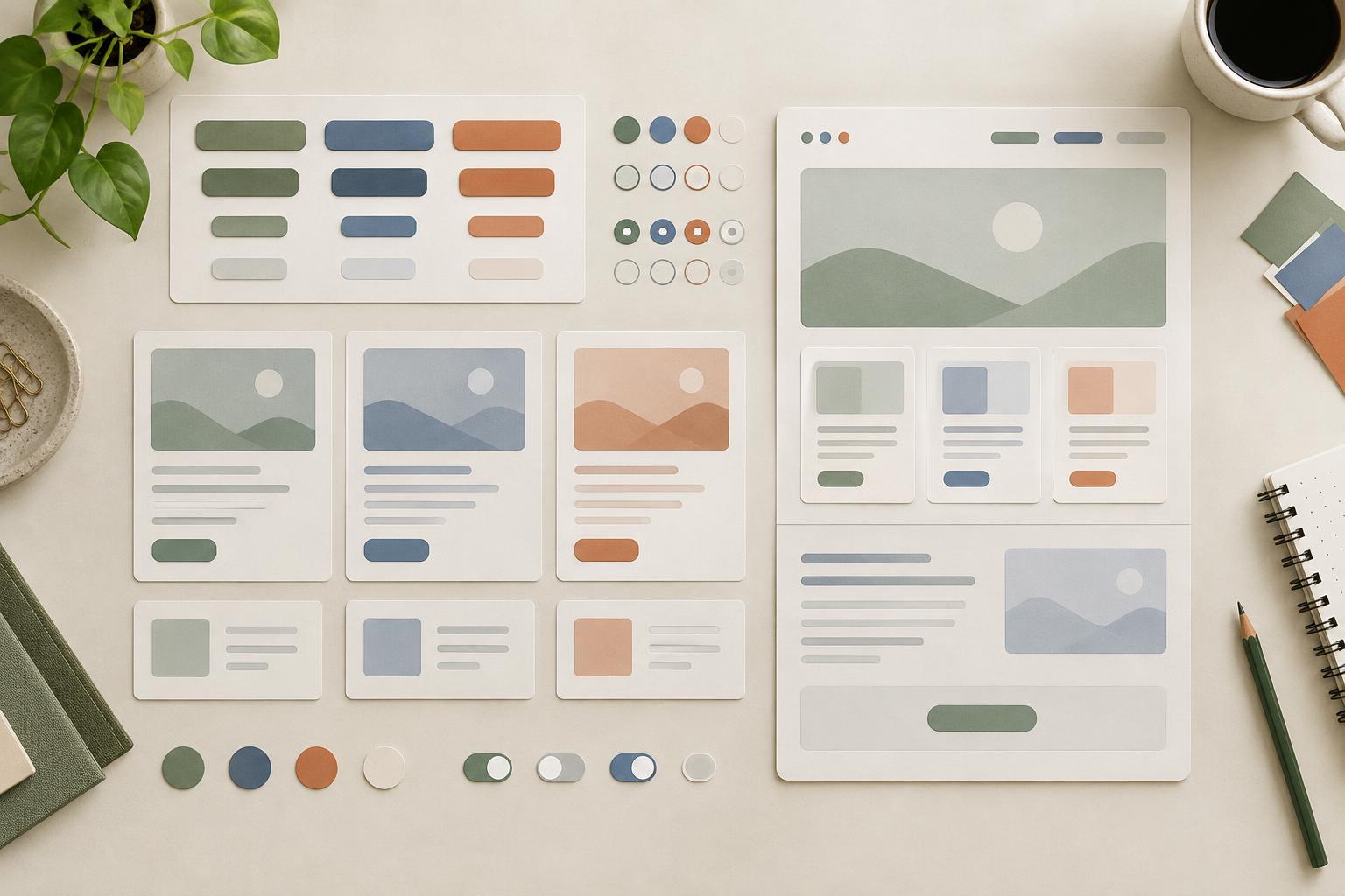 How to Create Consistent Buttons, Cards, and Other Interface Components